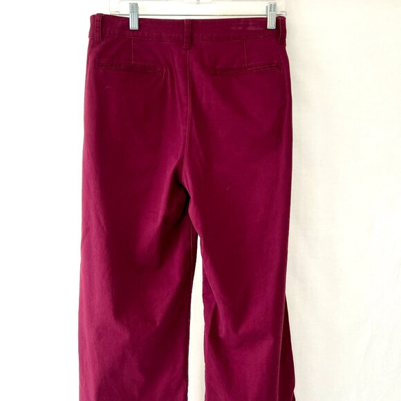 a.n.a., A New Approach, Ankle Pants, Straight Leg, Berry Red, Size 12, EC! - Picture 2 of 13